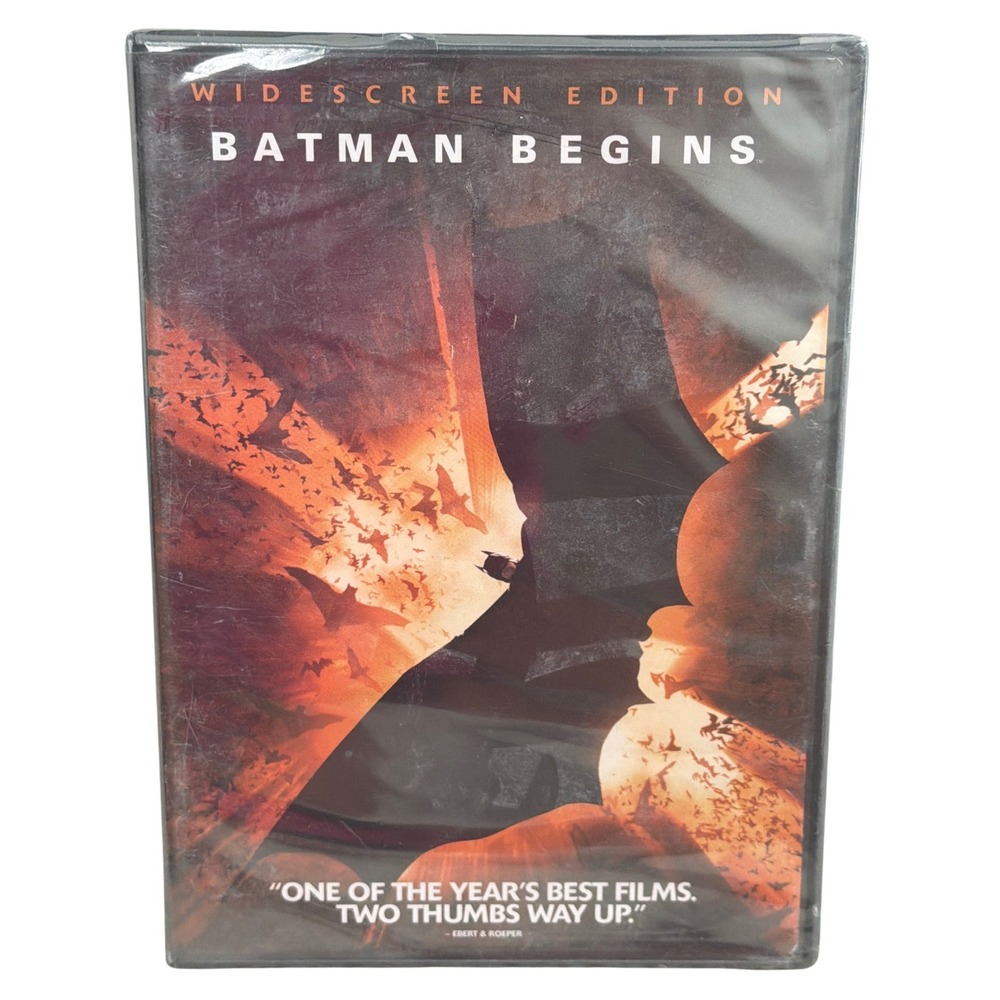 Batman Begins DVD Widescreen Edition DC Comics Christian Bale Movie New Sealed